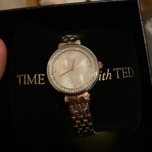 New ted baker rose gold/ silver watch
